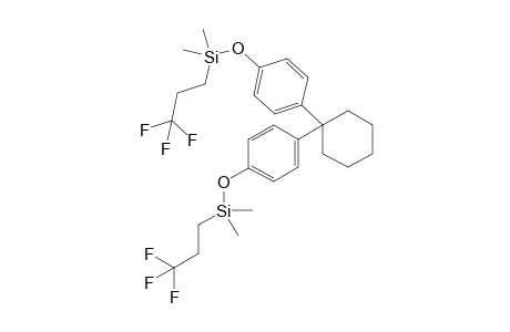 (4,4'-(cyclohexane-1,1-diyl)bis(4,1-phenylene))bis(oxy)bis(dimethyl(3,3,3-trifluoropropyl)silane)