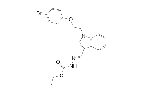 ethyl (2E)-2-({1-[2-(4-bromophenoxy)ethyl]-1H-indol-3-yl}methylene)hydrazinecarboxylate