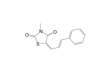 (5E)-3-methyl-5-[(2E)-3-phenyl-2-propenylidene]-1,3-thiazolidine-2,4-dione