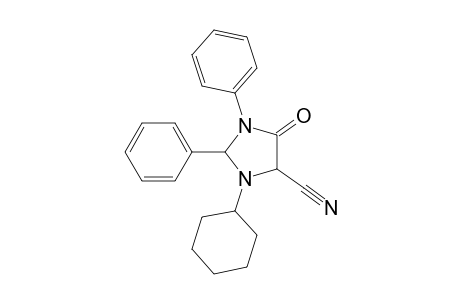3-cyclohexyl-5-oxo-1,2-diphenyl-4-imidazolidinecarbonitrile