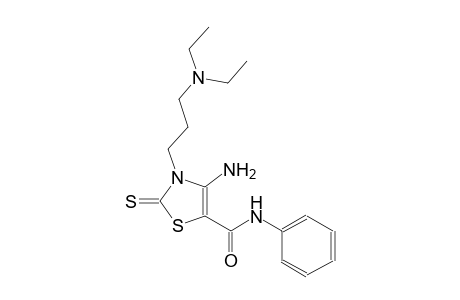 5-thiazolecarboxamide, 4-amino-3-[3-(diethylamino)propyl]-2,3-dihydro-N-phenyl-2-thioxo-