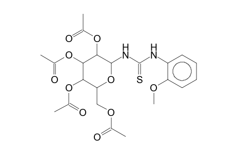 1-DEOXY-1-[3-(2-METHOXYPHENYL)-2-THIOUREIDO]-B-D-GLUCOPYRANOSE 2,3,4,6-
