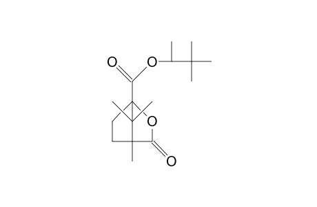 1,2,2-Trimethyl-propyl (-).omega.-camphanate
