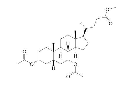 3?,7?-Dihydroxy-5?-cholan-24-oic acid, methyl ester, diacetate
