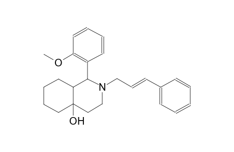 1-(2-methoxyphenyl)-2-[(2E)-3-phenyl-2-propenyl]octahydro-4a(2H)-isoquinolinol