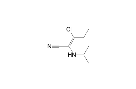 2-Pentenenitrile, 3-chloro-2-[(1-methylethyl)amino]-, (Z)-