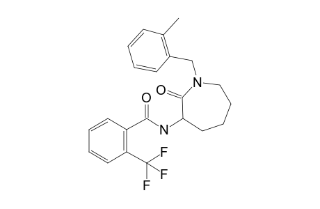 N-[1-(2-Methylbenzyl)-2-oxoazepan-3-yl]-2-(trifluoromethyl)benzamide