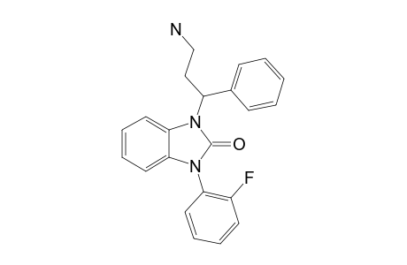 1-(3-AMINO-1-PHENYLPROPYL)-3-(2-FLUOROPHENYL)-1,3-DIHYDRO-2H-BENZIMIDAZOL-2-ONE