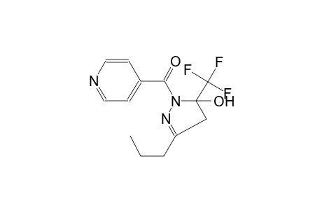 1-isonicotinoyl-3-propyl-5-(trifluoromethyl)-4,5-dihydro-1H-pyrazol-5-ol