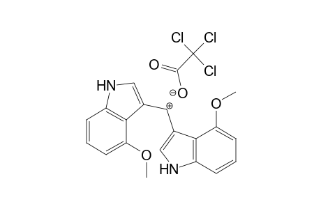 Bis (4-methoxyindol-3-yl)methylium Trichloroacetate