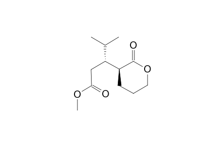 (3R)-3-[(3S)-2-ketotetrahydropyran-3-yl]-4-methyl-valeric acid methyl ester