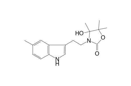 2(3H)-Oxazolone, dihydro-4-hydroxy-4,5,5-trimethyl-3-[2-(5-methyl-1H-indol-3-yl)ethyl]-