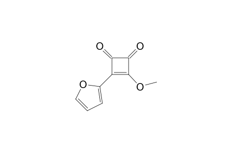 4-(2-furyl)-3-methoxy-3-cyclobutene-1,2-dione