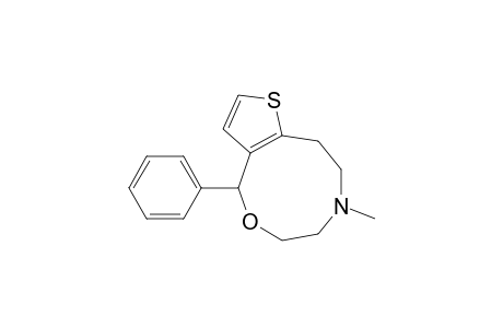8-Methyl-4-phenyl-4,6,7,8,9,10-hexahydrothieno[2,3-g][1,4]oxazonine