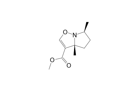 Methyl 3a,6-dimethyl-3a,4,5,6-tetrahydropyrrolo[1,2-b]isoxazole-3-carboxylate