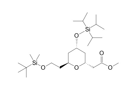 [(2R,4S,6S)-6-(2-tert-Butyldimethylsilyloxyethyl)-4-triisopropylsiloxytetrahydropyran-2-yl]acetic acid methyl ester
