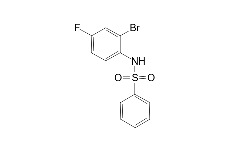 N-(2-Bromo-4-fluoro-phenyl)-benzenesulfonamide