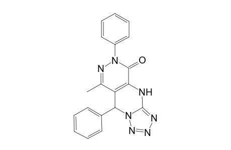 10-Methyl-8,12-diphenyl-2,4,5,6,7,11,12-heptaazatricyclo[7.4.0.0(3,7)]trideca-1(9),3,5,10-tetraen-13-one