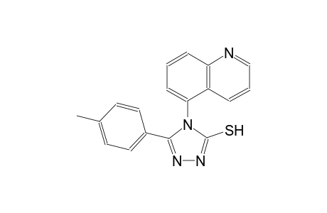 4H-1,2,4-triazole-3-thiol, 5-(4-methylphenyl)-4-(5-quinolinyl)-