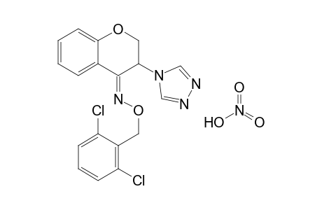 (Z)-2,3-Dihydro-3-(4H-1,2,4-triazol-4-yl)-4H-1-benzopyran-4-one O-(2,6-dichlorophenylmethyl)oxime nitrate
