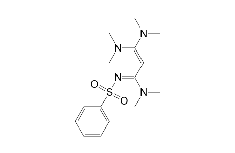 2-Propenimidamide, 3,3-bis(dimethylamino)-N,N-dimethyl-N'-(phenylsulfonyl)-