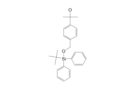 2-[4-[(tert-butyl-di(phenyl)silyl)oxymethyl]phenyl]propan-2-ol