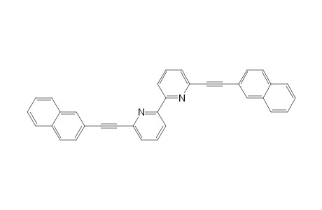 6,6'-Bis(2-naphthylethynyl)-2,2'-bipyridine