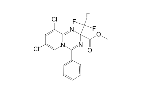 7,9-Dichloro-4-phenyl-2-trifluoromethyl-2H-pyrido[1,2-a][1,3,5]triazine-2-carboxylic acid methyl ester