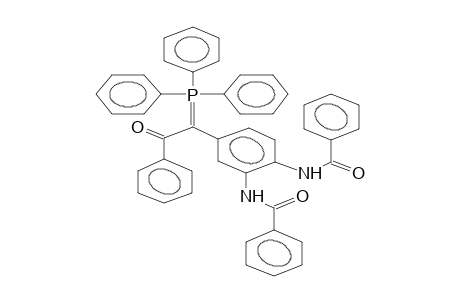 4-[2-OXO-2-PHENYL-1-(TRIPHENYLPHOSPHORANYLIDENE)ETHYL]-1,2-DIBENZAMIDOBENZENE