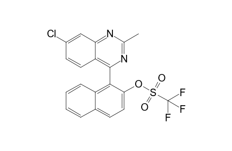 1-(7-Chloro-2-methylquinazolin-4-yl)naphthalen-2-yl Trifluoromethanesulfonate