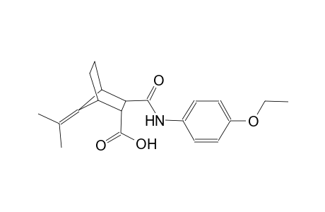 3-[(4-ethoxyanilino)carbonyl]-7-(1-methylethylidene)bicyclo[2.2.1]heptane-2-carboxylic acid