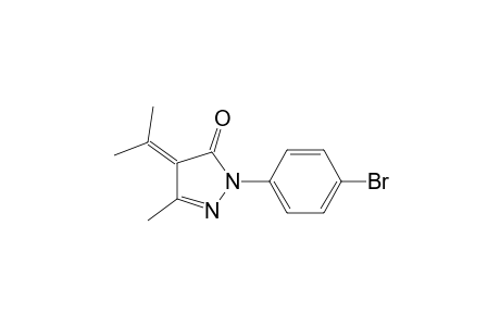 2-(4-bromophenyl)-4-isopropylidene-5-methyl-2-pyrazolin-3-one