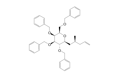 (R)-4-(2,3,4,6-TETRA-O-BENZYL-BETA-D-GALACTOPYRANOSYLMETHYL)-PENT-1-ENE