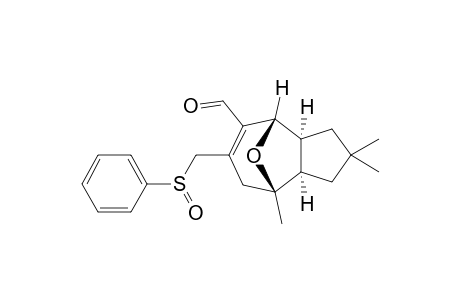 (3a.alpha.,4.beta.,8.beta.,8a.alpha.)-(+-)-1,2,3,3a,4,7,8,8a-Octahydro-2,2,8-trimethyl-6-[(phenylthio)methyl]-4,8-epoxyazulen-5-carboxaldehyde