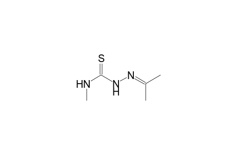 N-Methyl-2-(propan-2-ylidene)hydrazinecarbothioamide
