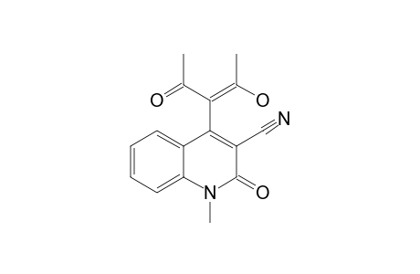 4-(2,4-DIOXOPENT-3-YL)-1-METHYL-2-OXO-1,2-DIHYDROQUINOLIN-3-CARBONITRILE