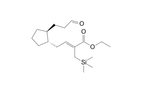 (Z)-4-[(1S,2S)-2-(3-ketopropyl)cyclopentyl]-2-(trimethylsilylmethyl)but-2-enoic acid ethyl ester