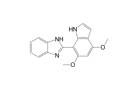 2-(4,6-dimethoxy-7-Indolyl)benzimidazole