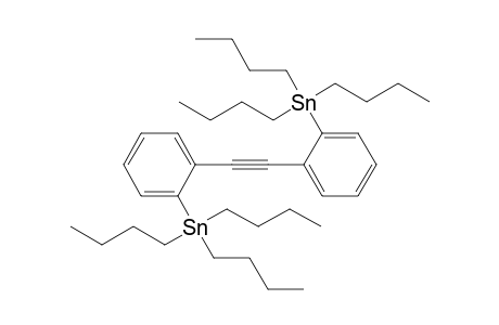 Tributyl-[2-[2-(2-tributylstannylphenyl)ethynyl]phenyl]stannane