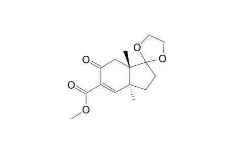 Methyl 9-(Ethylenedioxy)-1,6-dimethyl-3-oxo-bicyclo[4.3.0]non-4-en-4-carboxylate