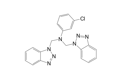 N,N-BIS-(BENZOTRIAZOL-1-YL-METHYL)-3-CHLORO-ANILINE