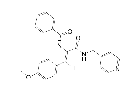 benzamide, N-[(Z)-2-(4-methoxyphenyl)-1-[[(4-pyridinylmethyl)amino]carbonyl]ethenyl]-