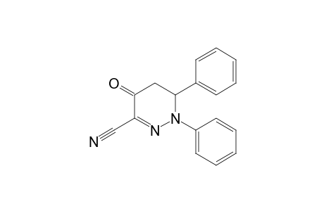 4-Oxo-1,6-diphenyl-1,4,5,6-tetrahydro-3-pyridazinecarbonitrile