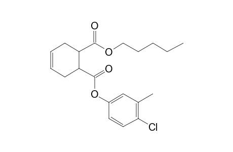 cis-Cyclohex-4-en-1,2-dicarboxylic acid, 4-chloro-3-methylphenyl pentyl ester