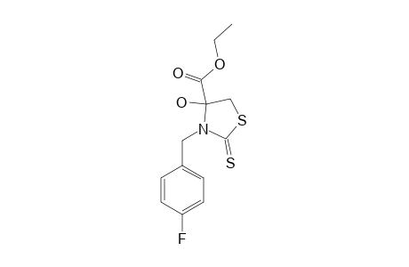 3-(4-fluorobenzyl)-4-hydroxy-2-thioxo-thiazolidine-4-carboxylic acid ethyl ester