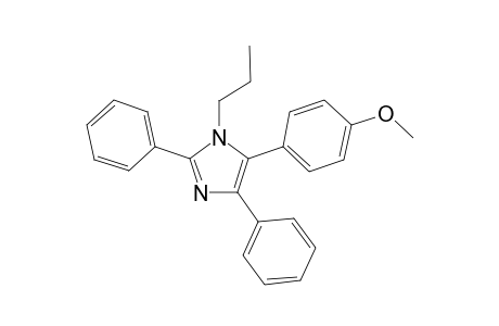 5-(p-(Methoxyphenyl)-2,4-diphenyl-1-propylimidazole