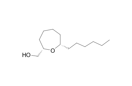 [(2S,7S)-7-hexyl-2-oxepanyl]methanol