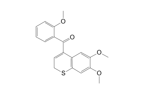 6,7-DIMETHOXY-4-(ORTHO-METHOXYBENZOYL)-2H-THIOCROMENE