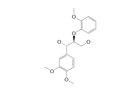 (1S,2S)-1-(3,4-dimethoxyphenyl)-2-(2-methoxyphenoxy)propane-1,3-diol