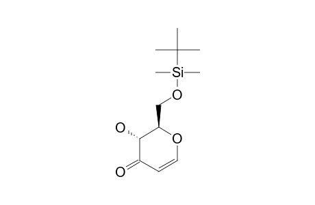 (2R,3R)-2-[(tert-butyl-dimethylsilyl)oxymethyl]-3-hydroxy-2,3-dihydropyran-4-one